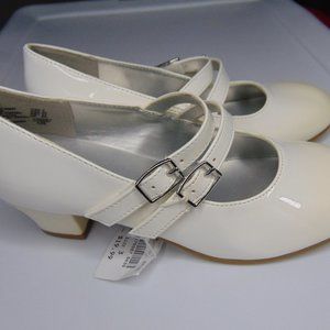 Kids Patent Leather Low Heels Dress Shoes